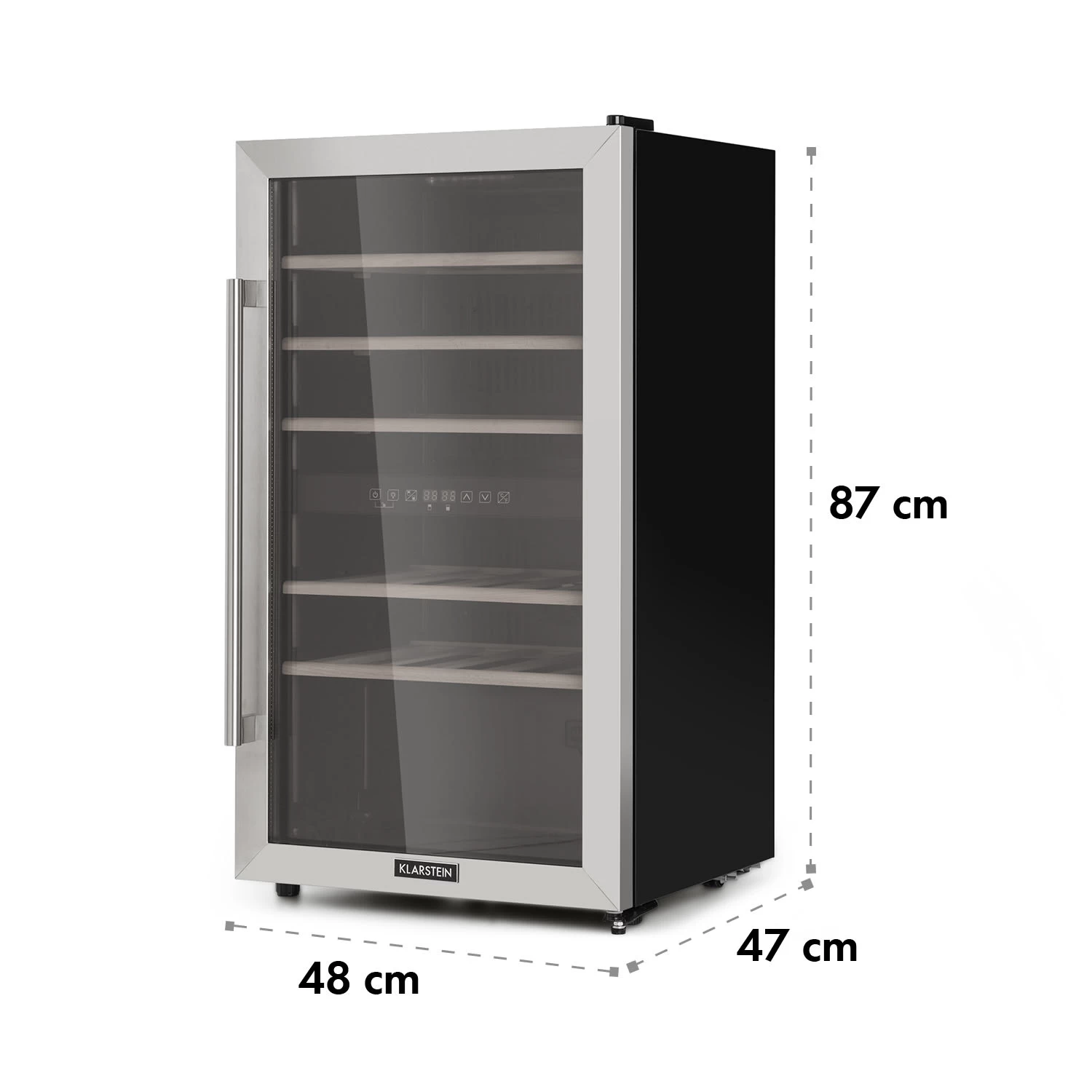 Vinamour 29 Duo Weinkühlschrank 2 Zonen 80L/29 Flaschen 5-22°C Touch 11 Vinamour 29 Duo Weinkühlschrank 2 Zonen 80L/29 Flaschen 5-22°C Touch – Bild 9
