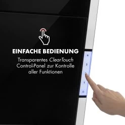 Mirage 90 Dunstabzugshaube 550 M³/h Touch-Panel RGB-Ambiente-Licht A++ -Küchengeräte Geschäft 10033117 de 0008 logo
