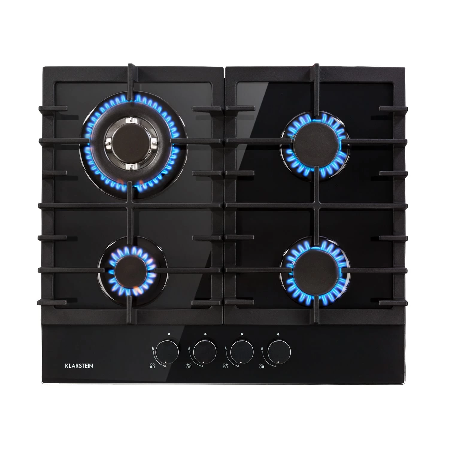 Ignito 4 Zonen Gaskochfeld 4-flammig Sabaf-Brenner Glaskeramik Schwarz 3 Ignito 4 Zonen Gaskochfeld 4-flammig Sabaf-Brenner Glaskeramik Schwarz