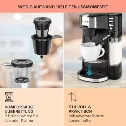 Baristomat 2-in-1-Heißgetränkeautomat Kaffee Tee Milchschaum 15 Baristomat 2-in-1-Heißgetränkeautomat Kaffee Tee Milchschaum -Küchengeräte Geschäft 10033138 de 0006 usp