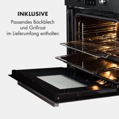 Kalahari Elektrischer Einbaubackofen 2300W 7 Funktionen Schwarz 21 Kalahari Elektrischer Einbaubackofen 2300W 7 Funktionen Schwarz -Küchengeräte Geschäft 10033187 de 0009 logo
