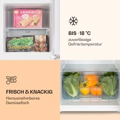 Audrey Kühl- & Gefrierkombination 97l/39l Retro-Look 2 Böden -Küchengeräte Geschäft 10033193 de 0004 logo