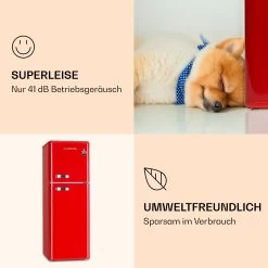 Audrey Kühl- & Gefrierkombination 97l/39l Retro-Look 2 Böden -Küchengeräte Geschäft 10033193 de 0006 logo