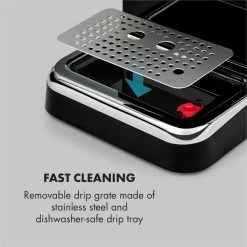 Espressionata Gusto Espressomaschine 1100W 15 Bar Druck Schwarz -Küchengeräte Geschäft 10033209 yy 0006 logo Klarstein Espressionata Gusto Espressomaschine