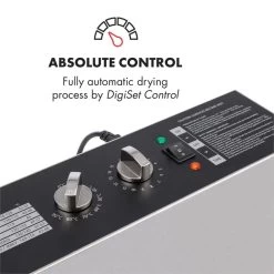 Master Jerky 16 Dörrautomat 1500W 40-90 °C 15h-Timer Edelstahl -Küchengeräte Geschäft 10033212 yy 0003 logo Klarstein Master Jerky 16 Doerrautomat 1500W