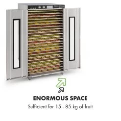 Master Jerky 24 Dörrautomat 5850W 40-90 °C 15h-Timer Edelstahl Silber 16 Master Jerky 24 Dörrautomat 5850W 40-90 °C 15h-Timer Edelstahl Silber -Küchengeräte Geschäft 10033214 yy 0007 logo Klarstein Master Jerky 24 Doerrautomat silber