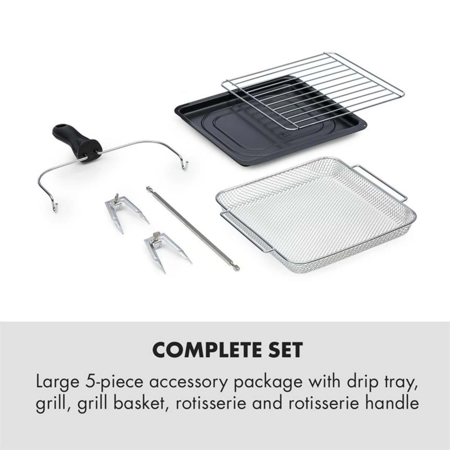 AeroVital Cube Heißluftfritteuse 1600W 12l Timer 16 Programme Schwarz 9 AeroVital Cube Heißluftfritteuse 1600W 12l Timer 16 Programme Schwarz – Bild 7