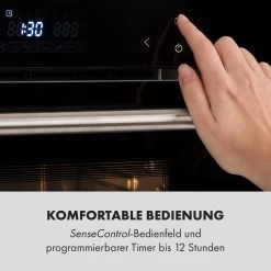 MasterFresh Dampfbackofen 230°C 24l Touch-Bedienfeld Schwarz 17 MasterFresh Dampfbackofen 230°C 24l Touch-Bedienfeld Schwarz -Küchengeräte Geschäft 10033284 de 0005 logo