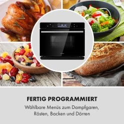 MasterFresh Dampfbackofen 230°C 24l Touch-Bedienfeld Schwarz 19 MasterFresh Dampfbackofen 230°C 24l Touch-Bedienfeld Schwarz -Küchengeräte Geschäft 10033284 de 0007 logo