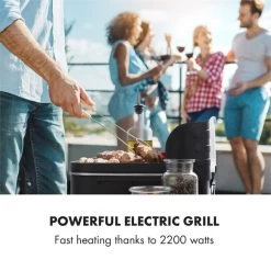 Porterhouse Elektrogrill 2200W Antihaft-Grillfläche Schwarz -Küchengeräte Geschäft 10033322 yy 0002 logo Klarstein Porterhouse Elektrogrill 2200W schwarz