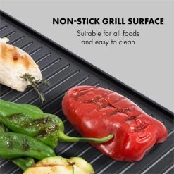 Porterhouse Elektrogrill 2200W Antihaft-Grillfläche Schwarz -Küchengeräte Geschäft 10033322 yy 0004 logo Klarstein Porterhouse Elektrogrill 2200W schwarz