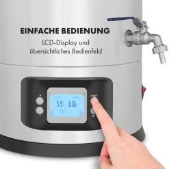 Maischfest Maischekessel 5 Teile 1500/3000W 30l LCD Edelstahl -Küchengeräte Geschäft 10033340 de 0007 logo