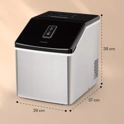 Clearcube Eiswürfelmaschine Klareis 13kg/24h Edelstahl Schwarz -Küchengeräte Geschäft 10033350 yy 0011 dimensions