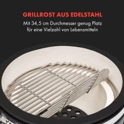 Queensize Kamado Grill Thermometer Abnehmbare Seitenteile Schwarz 14 Queensize Kamado Grill Thermometer Abnehmbare Seitenteile Schwarz -Küchengeräte Geschäft 10033377 de 0003 logo