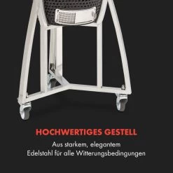 Queensize Kamado Grill Thermometer Abnehmbare Seitenteile Schwarz 19 Queensize Kamado Grill Thermometer Abnehmbare Seitenteile Schwarz -Küchengeräte Geschäft 10033377 de 0008 logo
