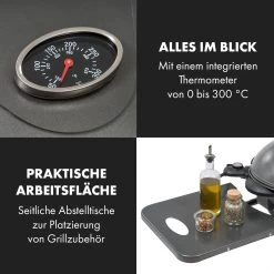 Tafelspitz Elektrogrill 2000/2400 W Antihaftbeschichtung Faltbar Mobil -Küchengeräte Geschäft 10033448 de 0006 logo