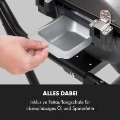 Tafelspitz Elektrogrill 2000/2400 W Antihaftbeschichtung Faltbar Mobil -Küchengeräte Geschäft 10033448 de 0007 logo