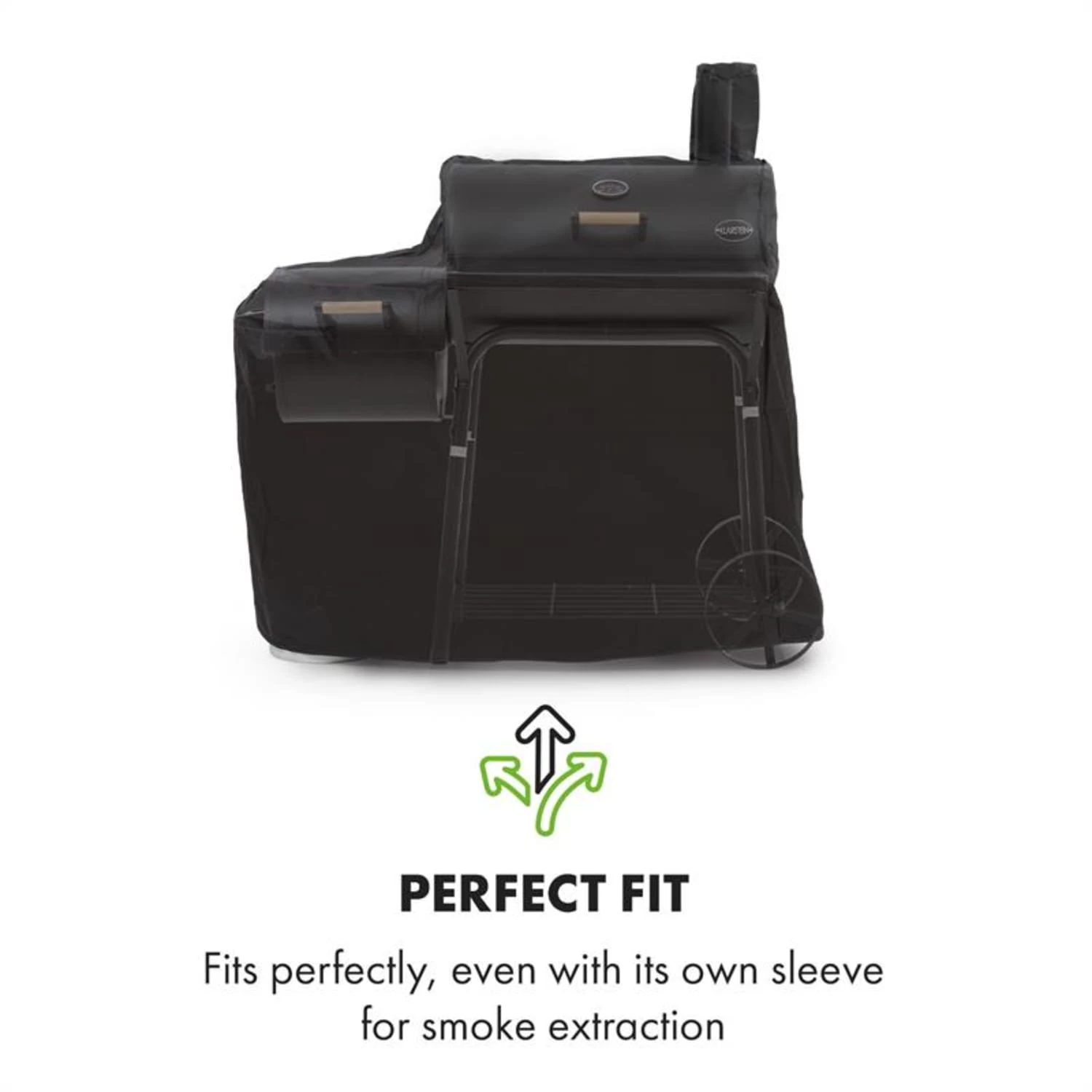 Beef Brisket Wetterschutzhaube Oxford Canvas Schwarz 4 Beef Brisket Wetterschutzhaube Oxford Canvas Schwarz – Bild 2