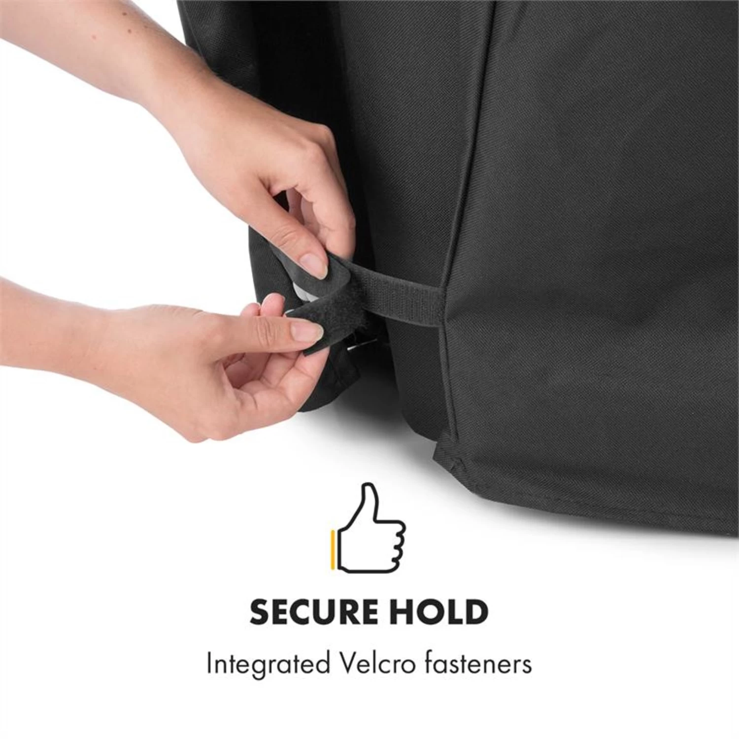 Beef Brisket Wetterschutzhaube Oxford Canvas Schwarz 5 Beef Brisket Wetterschutzhaube Oxford Canvas Schwarz – Bild 3