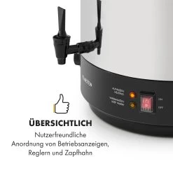 KonfiStar 60 Einkochautomat Getränkespender 2500W 60L 110°C 120min 17 KonfiStar 60 Einkochautomat Getränkespender 2500W 60L 110°C 120min -Küchengeräte Geschäft 10033526 de 0006 logo