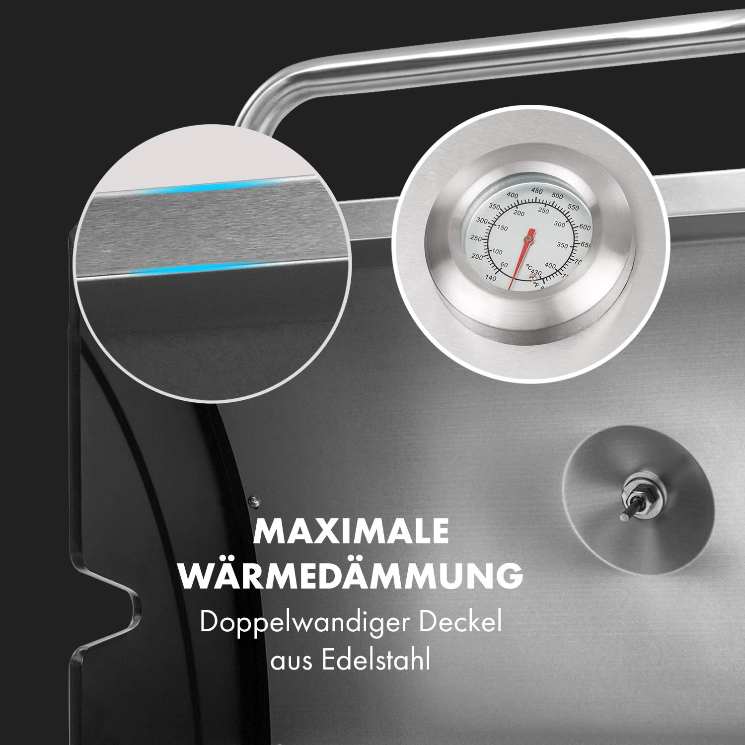 Gazooka 3.0T BBQ Grill 3x3kW Brenner 4 Rollen Edelstahl 9 Gazooka 3.0T BBQ Grill 3x3kW Brenner 4 Rollen Edelstahl – Bild 7