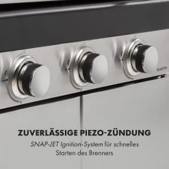 Gazooka 3.0T BBQ Grill 3x3kW Brenner 4 Rollen Edelstahl 20 Gazooka 3.0T BBQ Grill 3x3kW Brenner 4 Rollen Edelstahl -Küchengeräte Geschäft 10033533 de 0008 logo