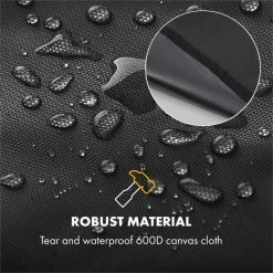 Gazooka 2.0T Wetterschutzhaube 600D Canvas 30/70% PE/PVC Schwarz -Küchengeräte Geschäft 10033535 yy 0005 logo Klarstein Gazooka Wetterschutzhaube schwarz