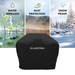Tomahawk 3.1 S Wetterschutzhaube 300D Canvas 30/70% PE/PVC Schwarz 12 Tomahawk 3.1 S Wetterschutzhaube 300D Canvas 30/70% PE/PVC Schwarz -Küchengeräte Geschäft 10033569 yy 0005 logo Klarstein Tomahawk S Wetterschutzhaube schwarz