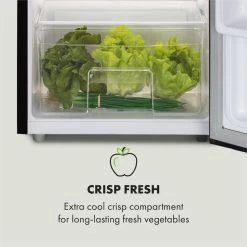 Feldberg Kühlschrank A+ 90 Liter MirageCool Concept Holzdesign Schwarz -Küchengeräte Geschäft 10033594 uk 0004 logo Klarstein Feldberg Kuehlschrank Holzdesign schwarz