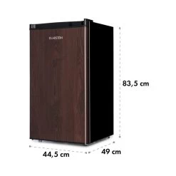 Feldberg Kühlschrank A+ 90 Liter MirageCool Concept Holzdesign Schwarz -Küchengeräte Geschäft 10033594 yy 0008 logo Klarstein Feldberg Kuehlschrank Holzdesign schwarz