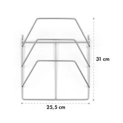 Vendetta 3.0 TI Rack Verchromter Stahl Einfach Anzubringen Zubehör -Küchengeräte Geschäft 10033618 yy 0004 logo Klarstein Vendetta TI Rack