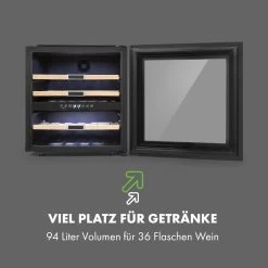 Vinsider 36 Weinkühlschrank 2 Kühlzonen 5-22°C 85l Edelstahl -Küchengeräte Geschäft 10033682 de 0004 logo