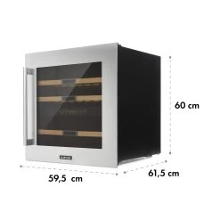 Vinsider 36 Weinkühlschrank 2 Kühlzonen 5-22°C 85l Edelstahl -Küchengeräte Geschäft 10033682 yy 0008 logo