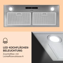 Paolo Dunstabzugshaube Einbau 72 Cm EEK: A 593 M³/h -Küchengeräte Geschäft 10033748 de 0003 logo