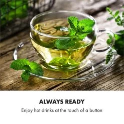 Hot Spring Plus Heißwasserspender 5l Edelstahl-Wassertank 45-95 °C -Küchengeräte Geschäft 10033753 yy 0008 logo Klarstein Hot Spring Heisswasserspender schwarz