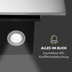 Silver Lining 60 Dunstabzugshaube 60cm 600m³/h EEK A Edelstahl -Küchengeräte Geschäft 10033777 de 0004 logo