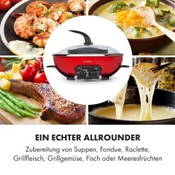 Szechuan Hot Pot Und Grillplatte 5l Vol. 1350 W, 600 W Rot 15 Szechuan Hot Pot Und Grillplatte 5l Vol. 1350 W, 600 W Rot -Küchengeräte Geschäft 10033779 de 0005 logo