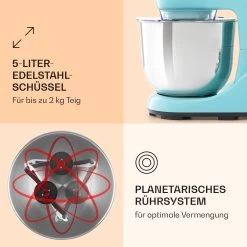 Bella Pico 2G Küchenmaschine 1200W 1,6PS 6 Stufen 5 Liter -Küchengeräte Geschäft 10033805 de 0004 logo