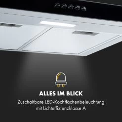 Darya Dunstabzugshaube 60cm 310 M³/h Edelstahl Silber -Küchengeräte Geschäft 10033820 de 0006 logo