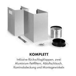 Darya Dunstabzugshaube 60cm 310 M³/h Edelstahl Silber -Küchengeräte Geschäft 10033820 de 0009 logo