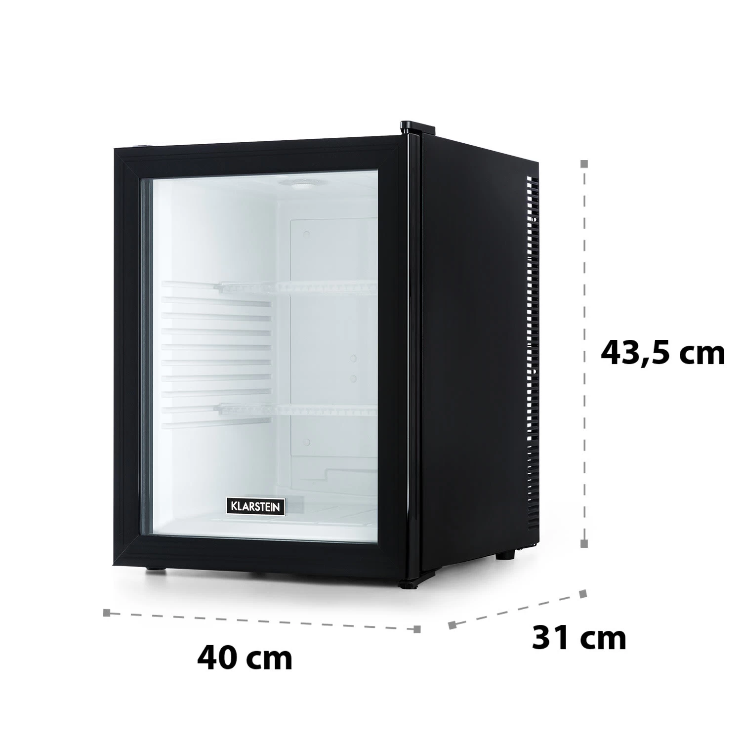 Brooklyn 42 Mini-Kühlschrank Glastür LED Ablage 9 Brooklyn 42 Mini-Kühlschrank Glastür LED Ablage – Bild 7