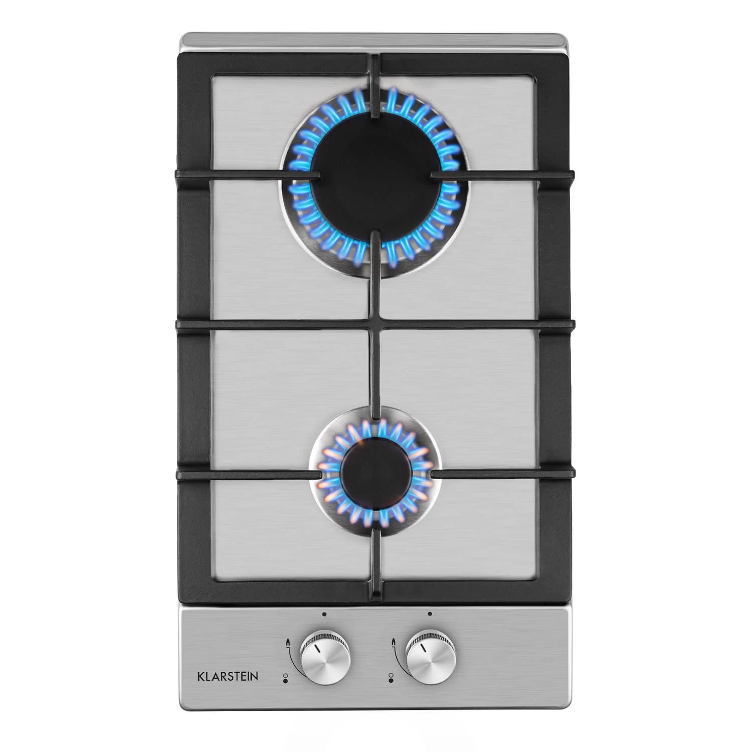 Ignito Domino Gaskochfeld 2-flammig Sabaf-Brenner Edelstahl Silber 3 Ignito Domino Gaskochfeld 2-flammig Sabaf-Brenner Edelstahl Silber