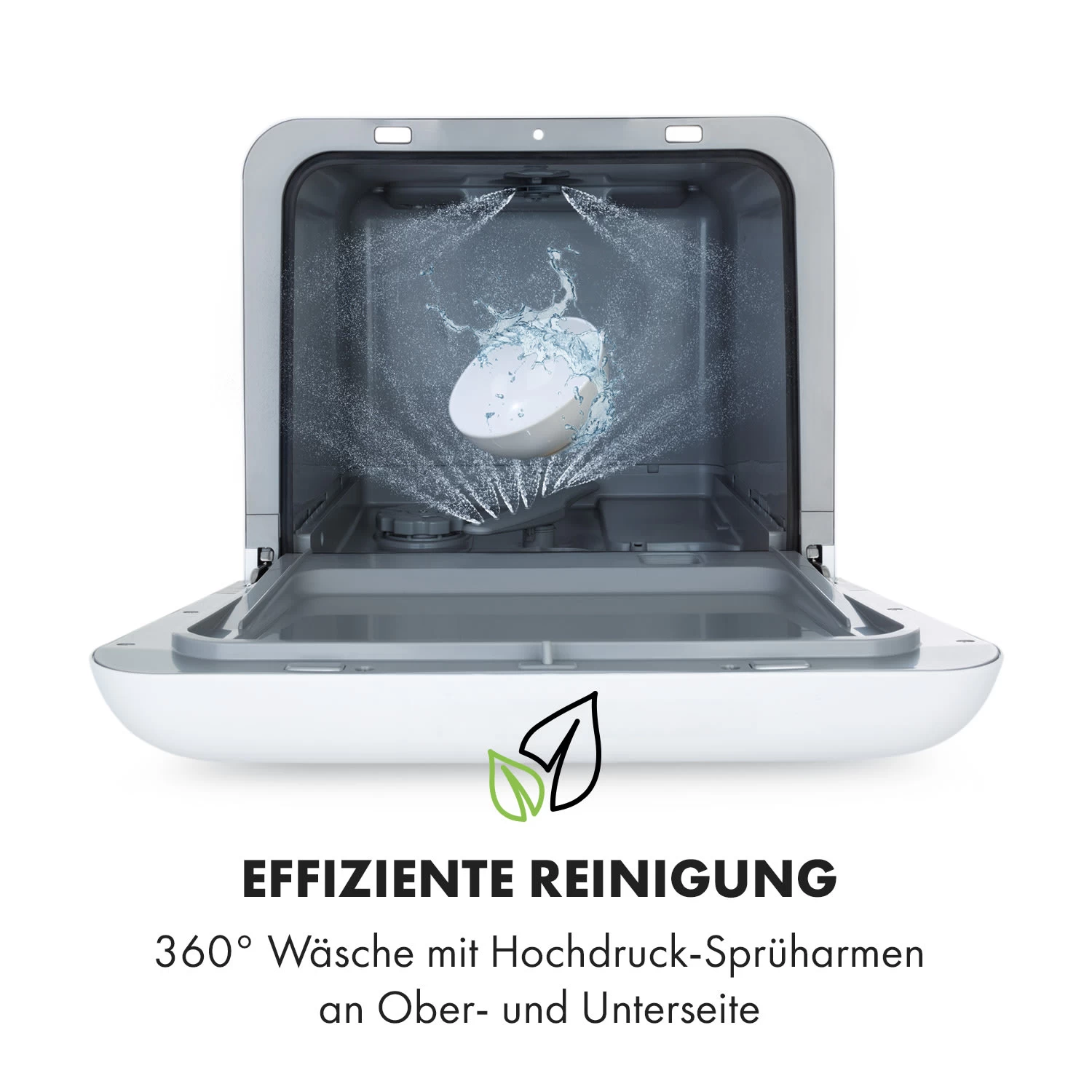 Aquatica Geschirrspüler Freistehend Installationsfrei 2 Gedecke 860W 8 Aquatica Geschirrspüler Freistehend Installationsfrei 2 Gedecke 860W – Bild 6