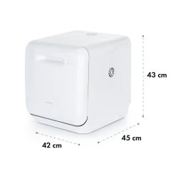 Aquatica Geschirrspüler Freistehend Installationsfrei 2 Gedecke 860W 22 Aquatica Geschirrspüler Freistehend Installationsfrei 2 Gedecke 860W -Küchengeräte Geschäft 10034126 yy 0010 logo Klarstein Aquatica Geschirrspueler weiss