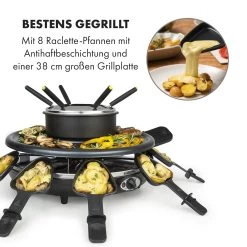 Fonduelette Raclette Und Fondue 1350W 1 Liter 38 Cm Ø Für 8 Personen 11 Fonduelette Raclette Und Fondue 1350W 1 Liter 38 Cm Ø Für 8 Personen -Küchengeräte Geschäft 10034138 de 0003 logo