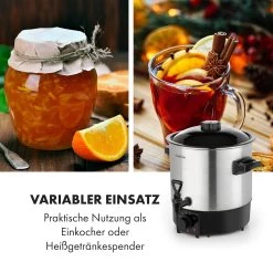 Biggie Eco Einkochautomat & Getränkespender 1000W 30-100°C Zapfhahn 9l -Küchengeräte Geschäft 10034147 de 0005 logo