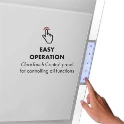 Mirage 60 Dunstabzugshaube 550 M³/h Touch-Panel Ambient EEC A++ Weiß -Küchengeräte Geschäft 10034151 yy 0009 logo Klarstein Mirage 60 Dunstabzugshaube 60cm weiss