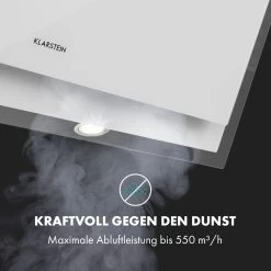 Mirage 90 Dunstabzugshaube 550 M³/h Touch-Panel Ambient EEC A++ Weiß -Küchengeräte Geschäft 10034152 de 0003 logo