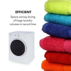 Jet Set Mini-Wäschetrockner Ablufttrockner 1020W EEK C 3kg 50cm Weiß -Küchengeräte Geschäft 10034158 yy 0005 logo Klarstein Jet Set Waeschetrockner weiss