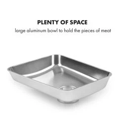 Kraftprotz Elektrischer Fleischwolf 700 W Kupfermotor Edelstahl -Küchengeräte Geschäft 10034215 yy 0007 logo Klarstein Kraftprotz elektrischer Fleischwolf weiss